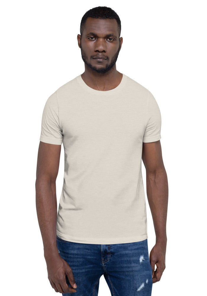 Unisex Staple T-Shirt — Bella + Canvas 3001 — Heather Dust