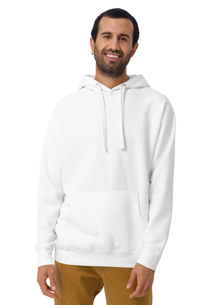 Unisex Premium Pullover Hoodie — Cotton Heritage M2580 — White