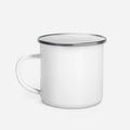 Enamel Mug — White / 12 oz