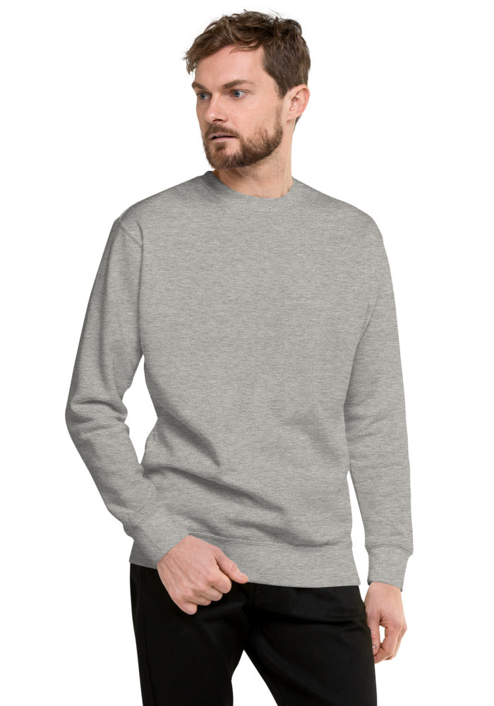 Unisex Premium Sweatshirt — Cotton Heritage M2480 — Carbon Grey