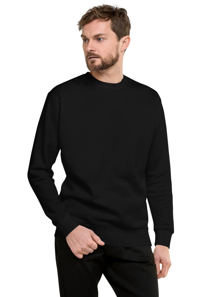 Unisex Premium Sweatshirt — Cotton Heritage M2480 — supplier product photograph; artwork added after approval