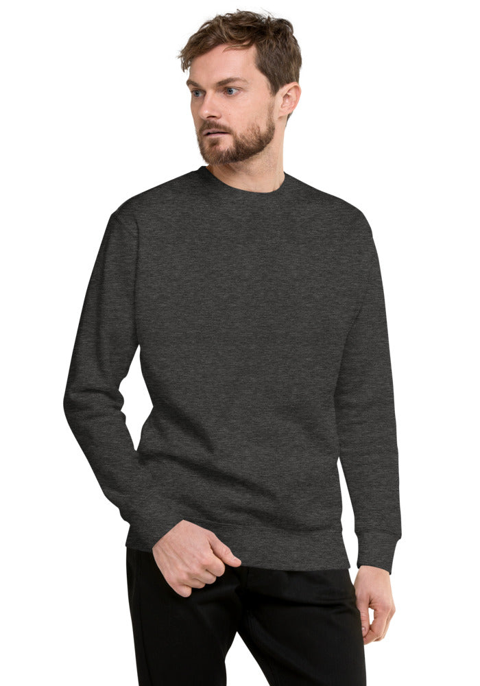Unisex Premium Sweatshirt — Cotton Heritage M2480 — Charcoal Heather