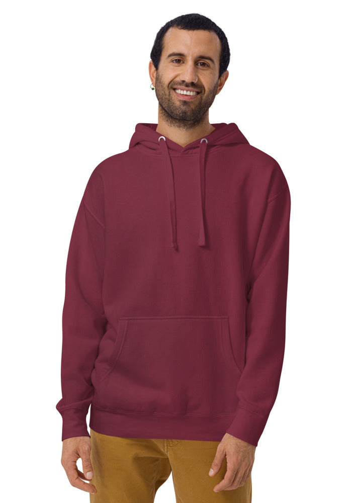 Unisex Premium Pullover Hoodie — Cotton Heritage M2580 — Maroon