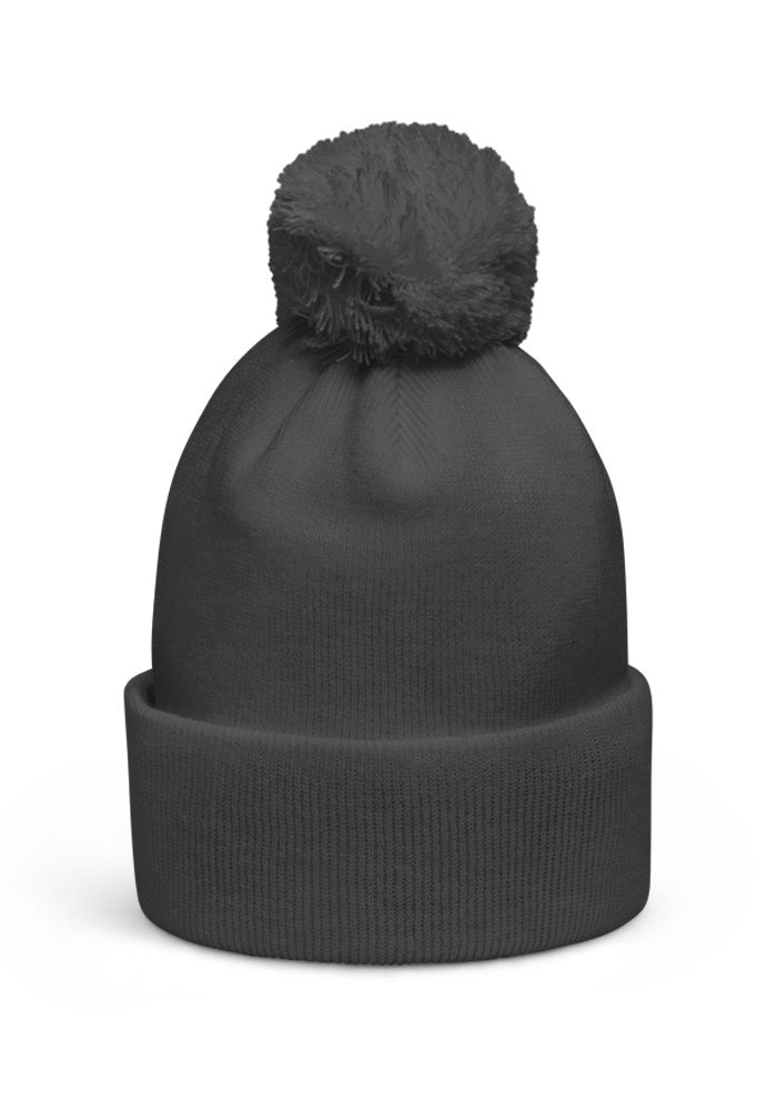 Pom-Pom Beanie — Beechfield B426 — Graphite Grey / One size