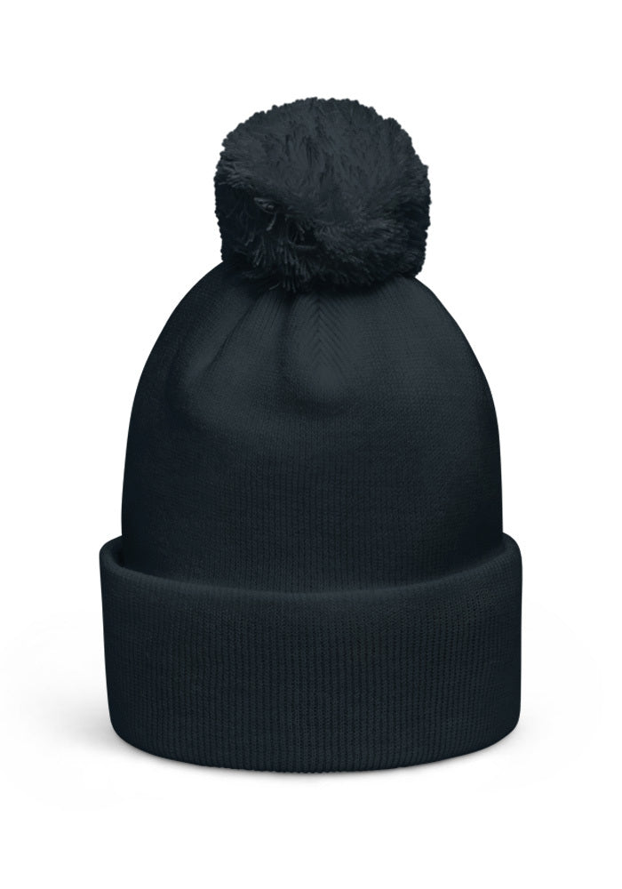 Pom-Pom Beanie — Beechfield B426 — French Navy / One size