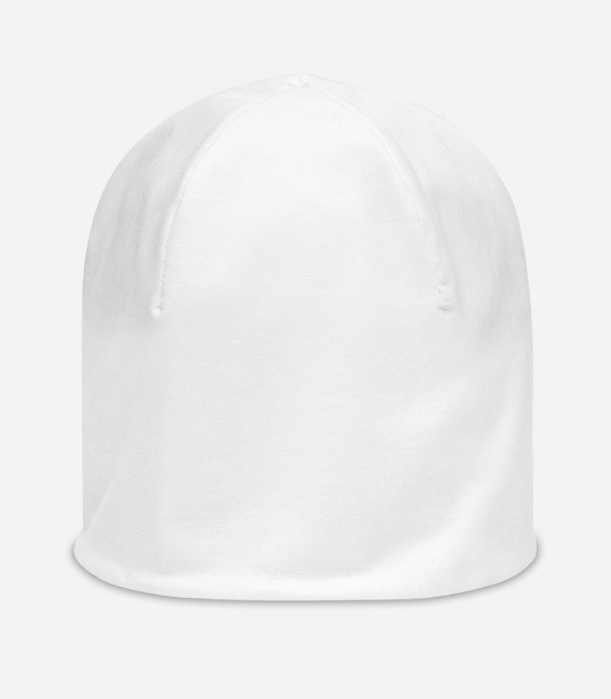 All-Over Print Beanie — White / S