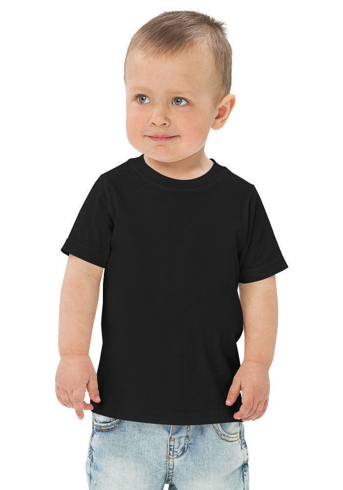 Toddler Jersey T-Shirt — Rabbit Skins 3321 — Black / 2