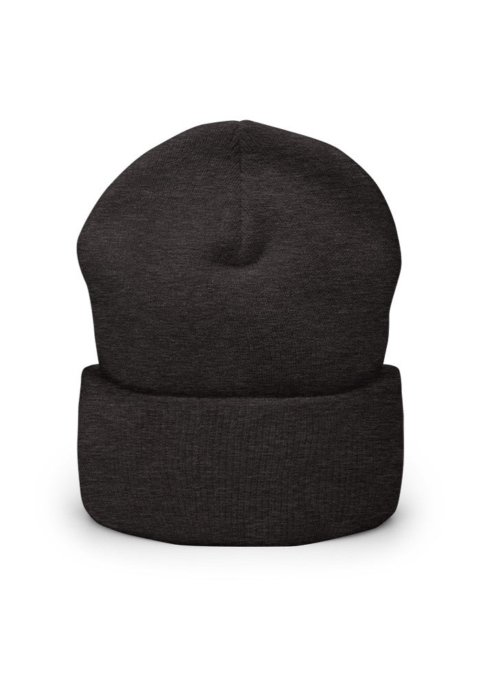 Cuffed Beanie — Yupoong 1501KC — Dark Grey / One size