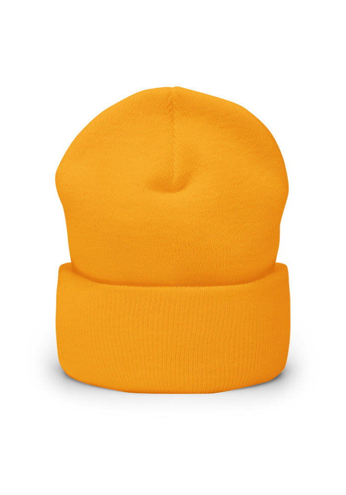 Cuffed Beanie — Yupoong 1501KC — Gold / One size