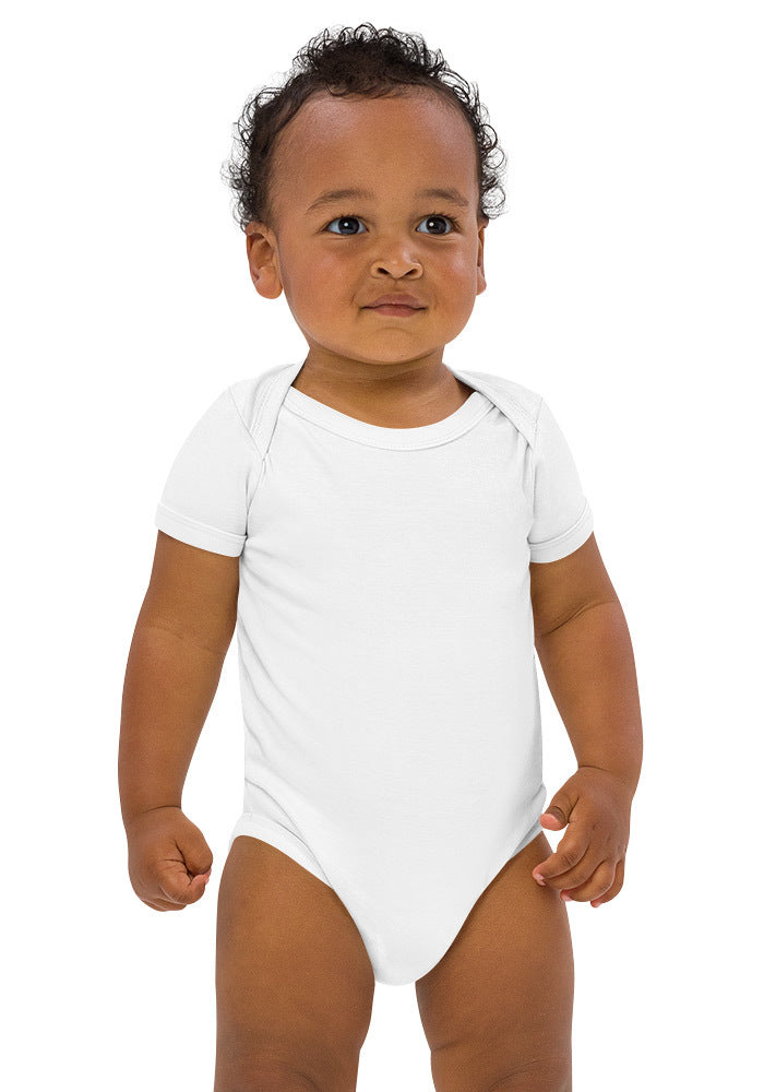 Organic Cotton Baby Bodysuit — Babybugz BZ10 — White / 3-6M