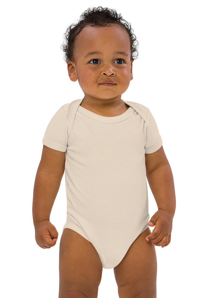 Organic Cotton Baby Bodysuit — Babybugz BZ10 — Organic Natural / 6-12M