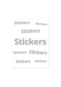Kiss-Cut Sticker Sheet — White / 5.83″×8.27″