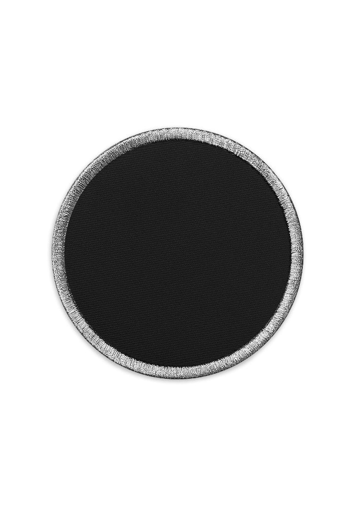 Embroidered Patches — Black / Circular ⌀3 in