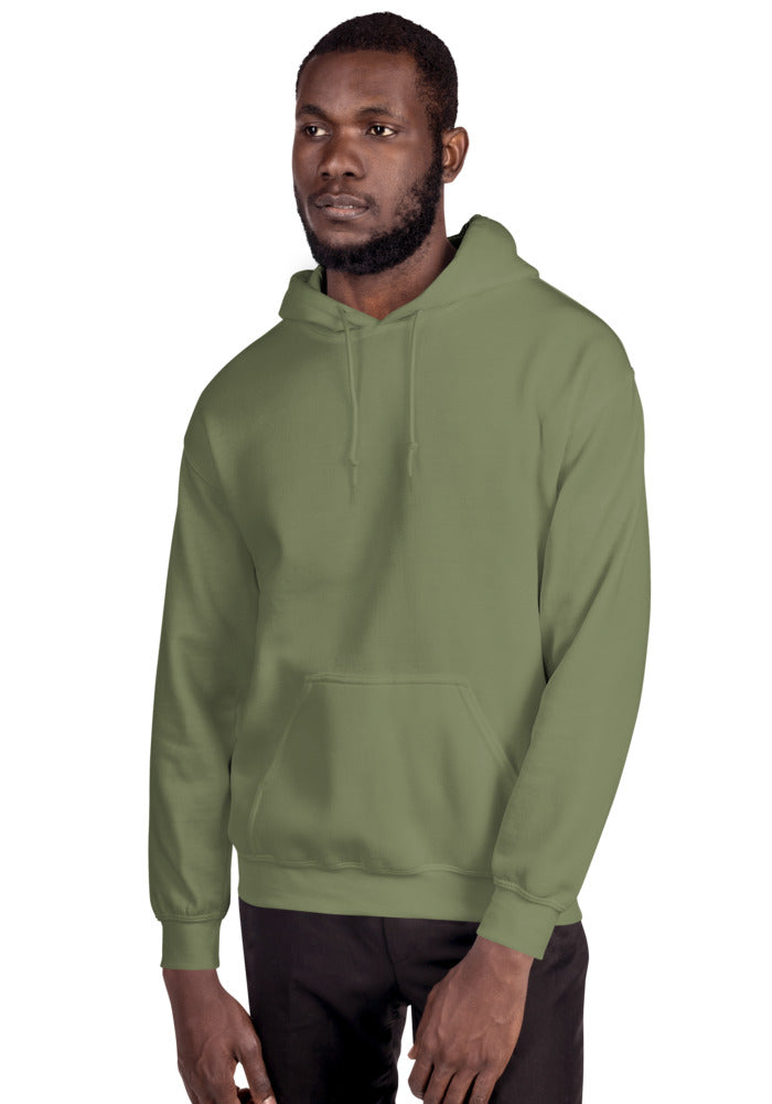 Unisex Heavy Blend Hoodie — Gildan 18500 — Military Green