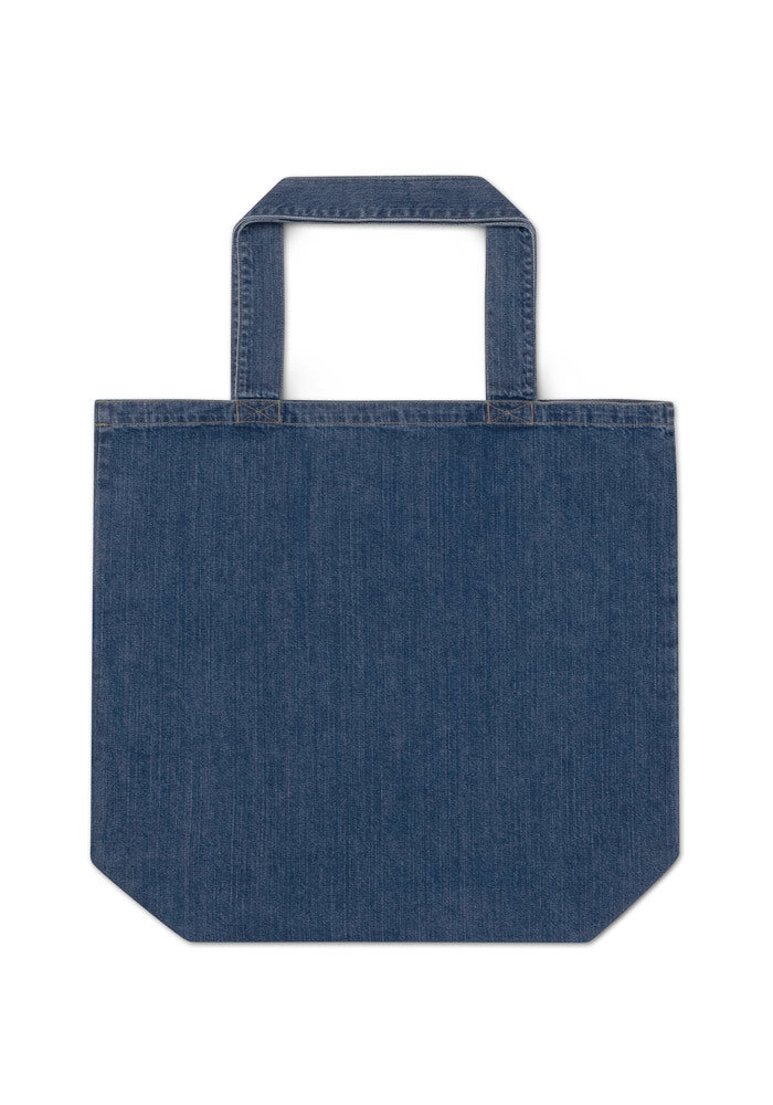 Organic Denim Tote Bag — Mantis M196 — Denim Blue / One size