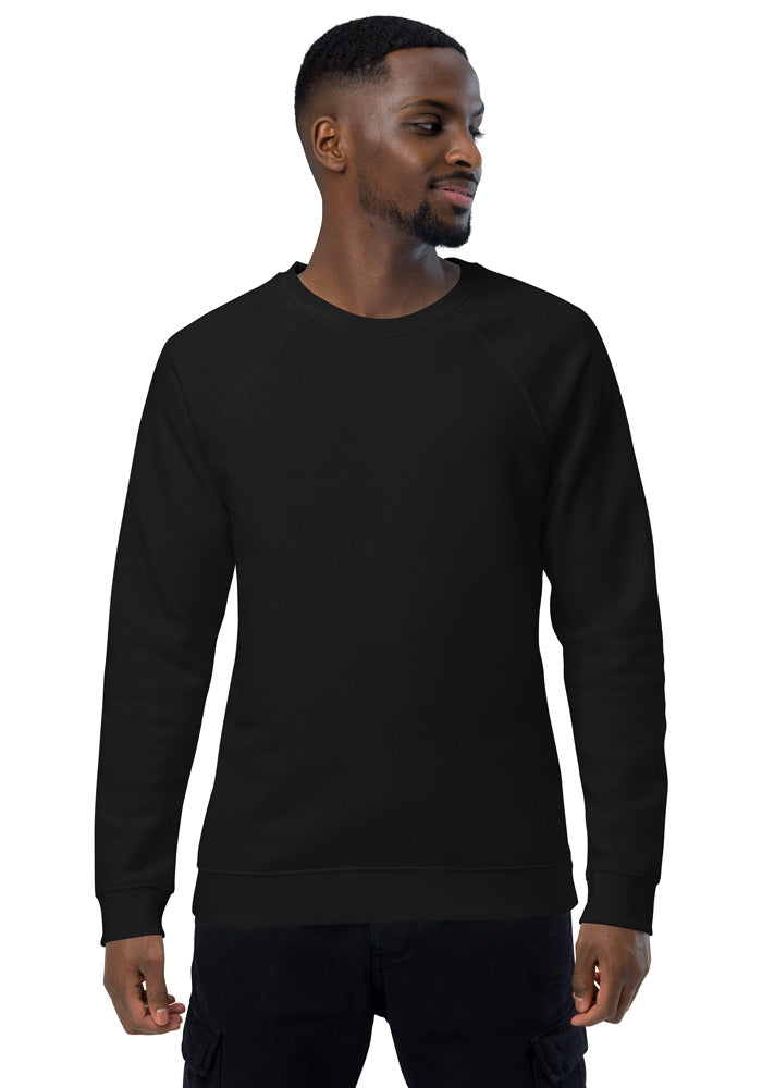 Unisex Organic Raglan Sweatshirt — SOL'S 03567 — Black / XL