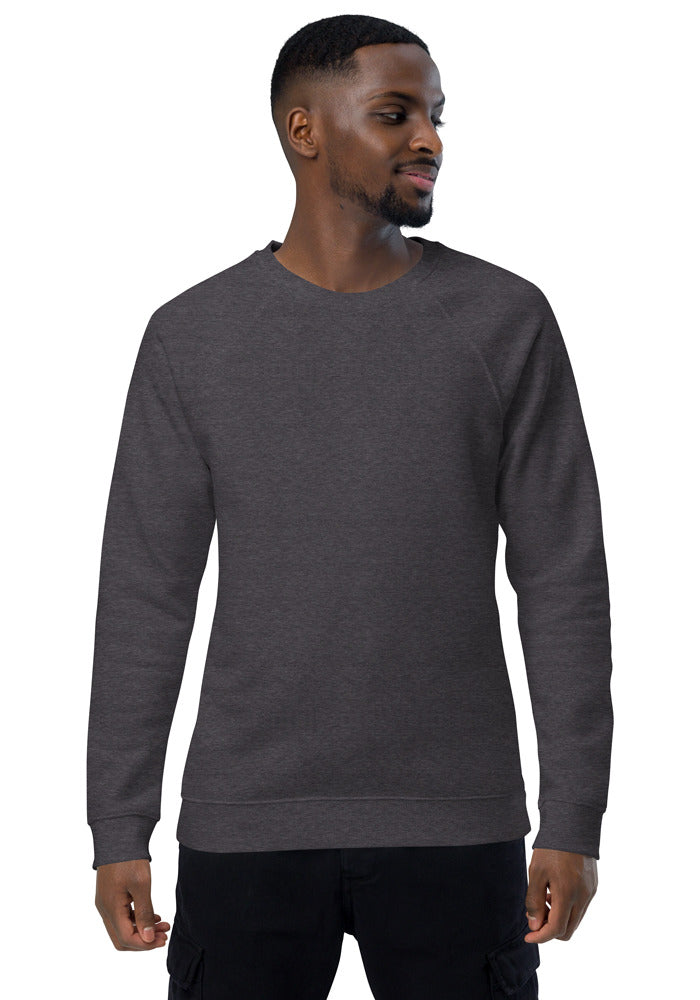 Unisex Organic Raglan Sweatshirt — SOL'S 03567 — Charcoal Melange / XL
