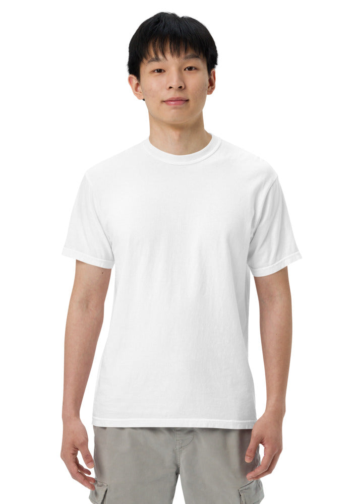 Unisex Garment-Dyed Heavyweight T-Shirt — Comfort Colors 1717 — White