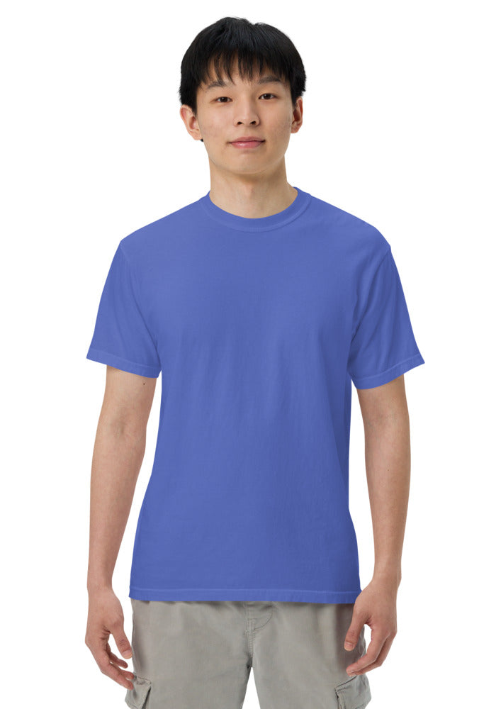 Unisex Garment-Dyed Heavyweight T-Shirt — Comfort Colors 1717 — Flo Blue