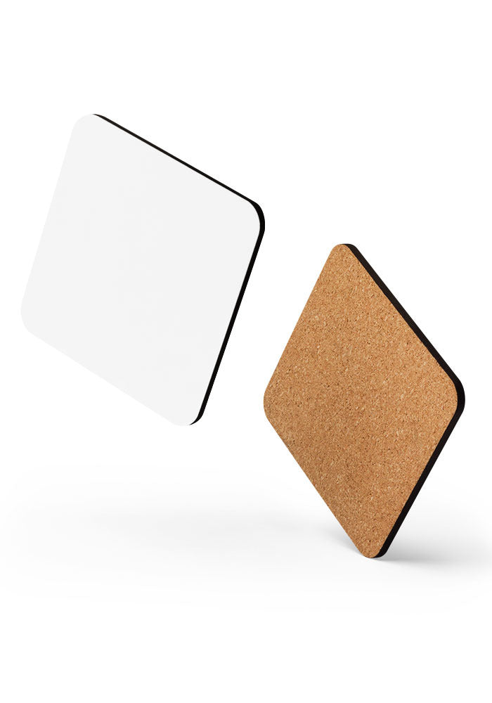 Cork-Back Coaster — 3.74″×3.74″