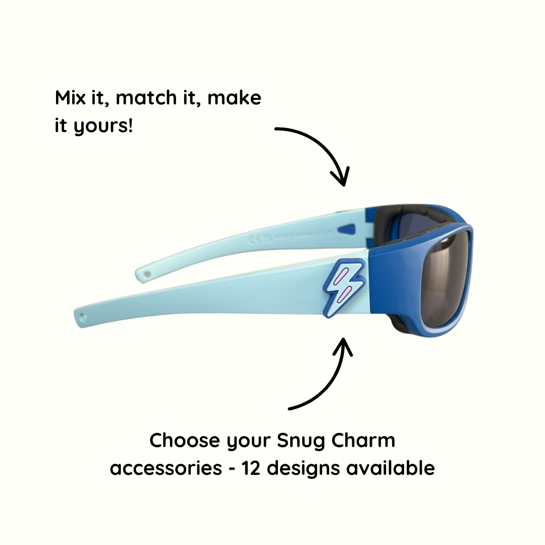 Ocean Blue Kids Sunglasses | Signature Lens | Snug Fit | 6-12 Years