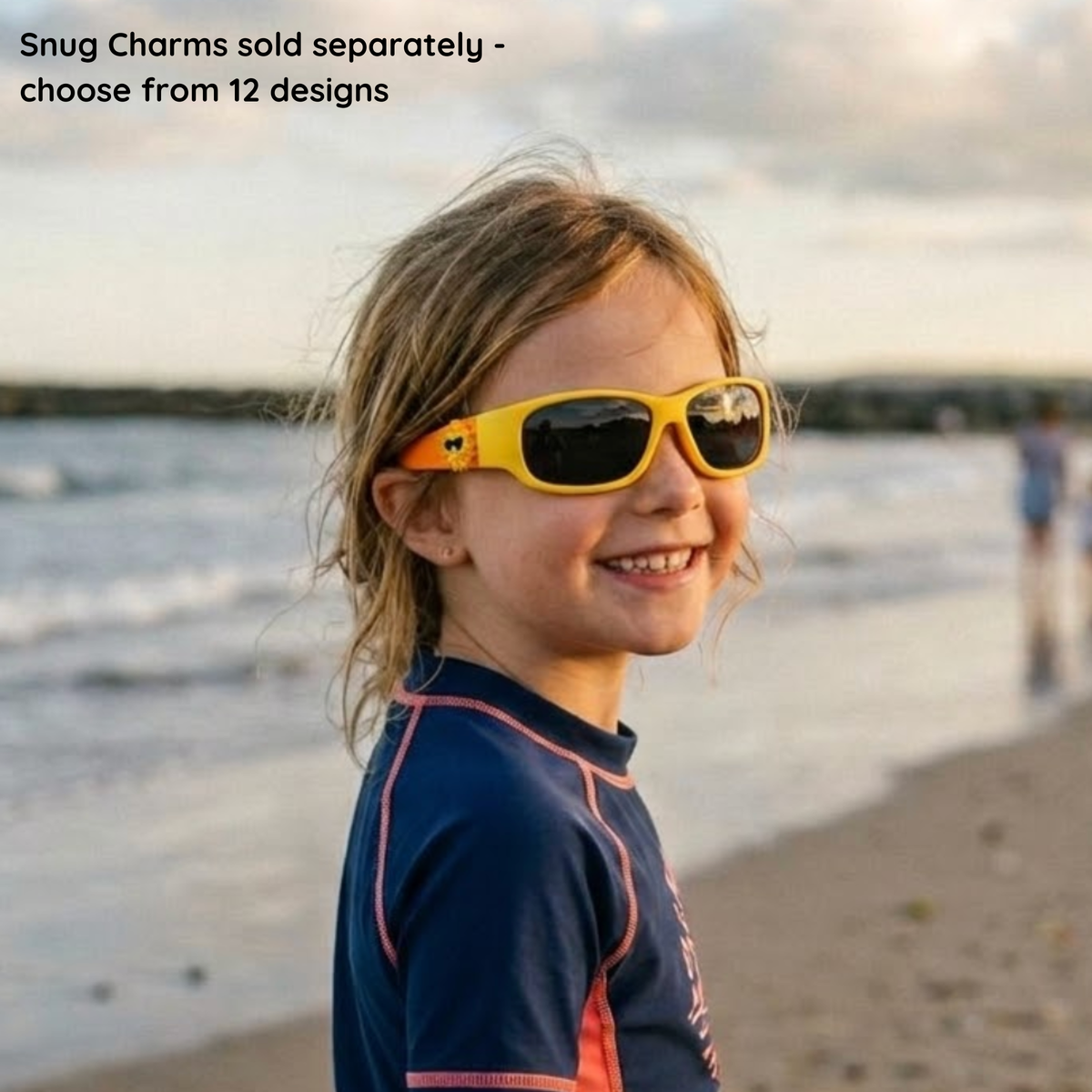 Yellow Orange Kids Sunglasses | Signature Lens | Snug Fit | 6-12 Years