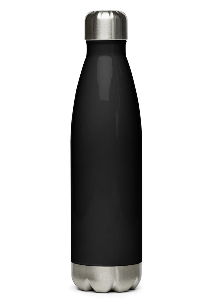 Stainless Steel Water Bottle — Black / 17 oz