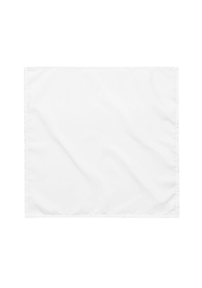 All-Over Print Bandana — White / M