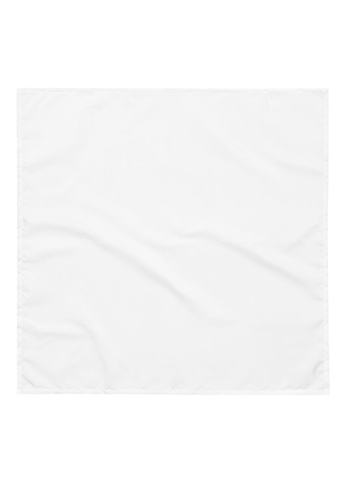 All-Over Print Bandana — White / L