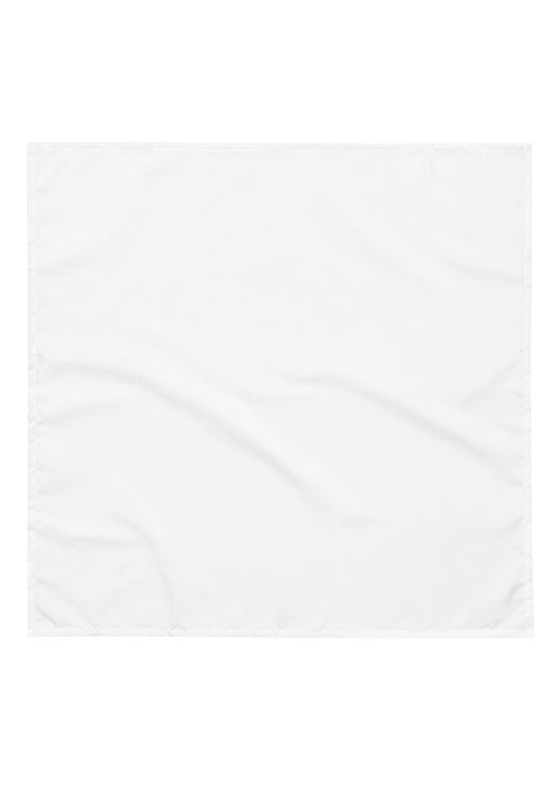 All-Over Print Bandana — White / L