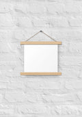 Enhanced Matte Paper Poster With Hanger (in) — Oak / 10″×10″
