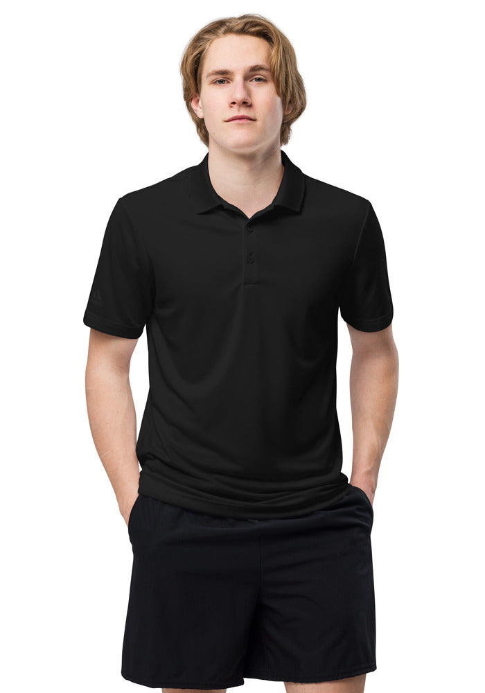 Unisex Adidas Premium Polo Shirt — GQ3114 — Black / 2XL