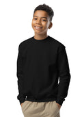 Youth Crew Neck Sweatshirt — Gildan 18000B — Black / L
