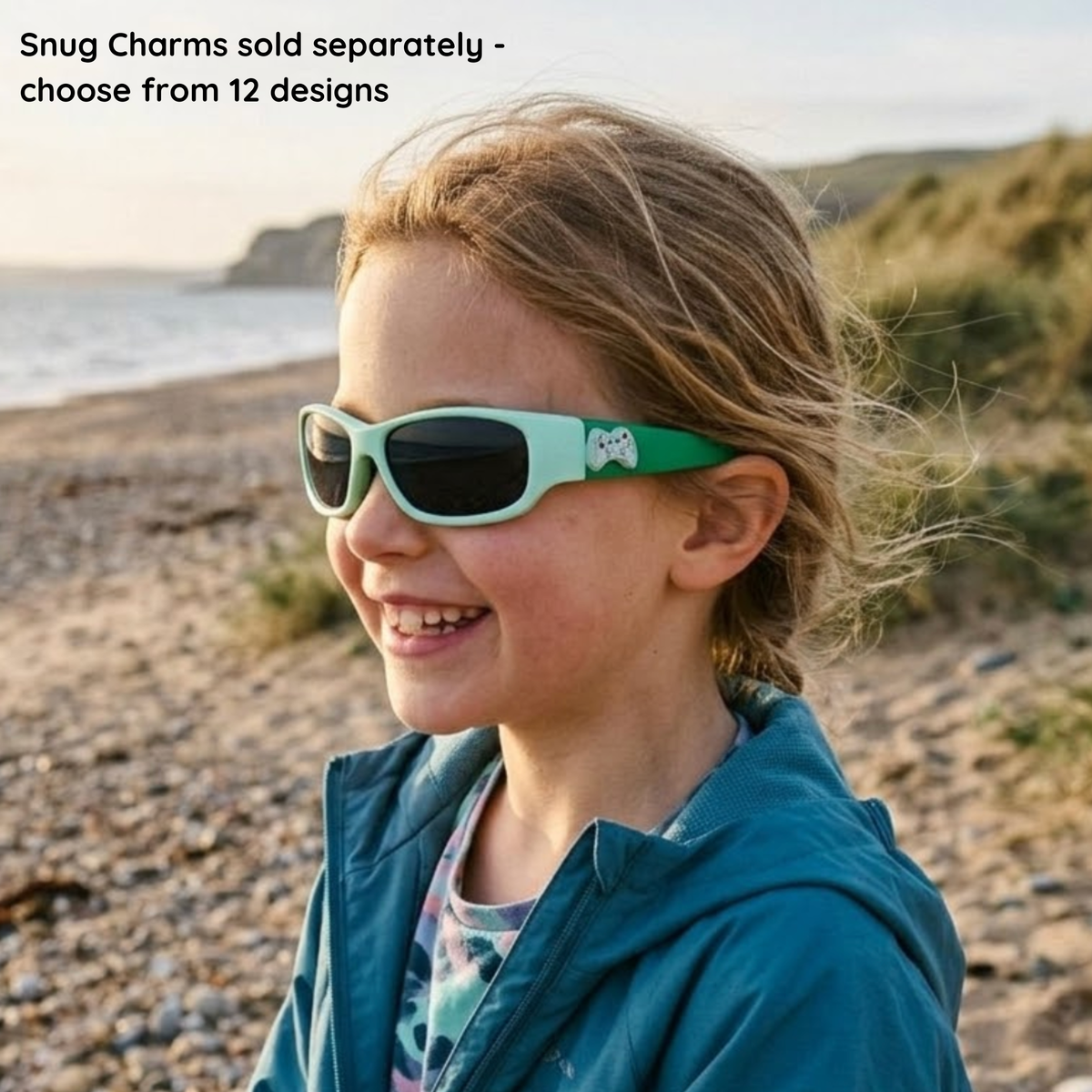 Forest Green Kids Sunglasses | Signature Lens | Snug Fit | 6-12 Years