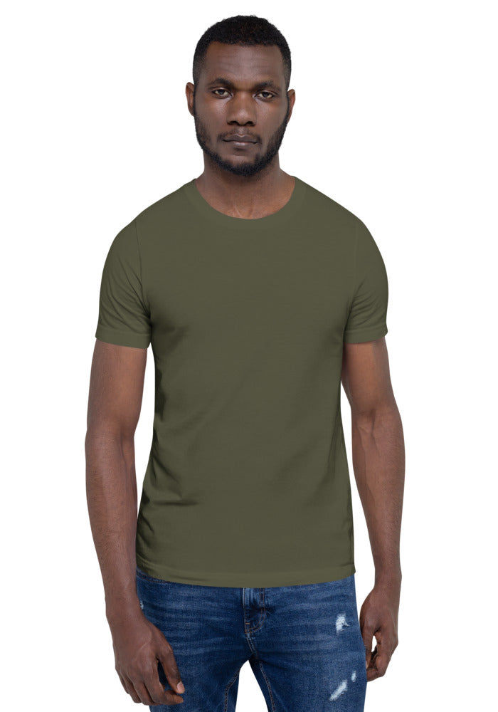 Unisex Staple T-Shirt — Bella + Canvas 3001 — Military Green