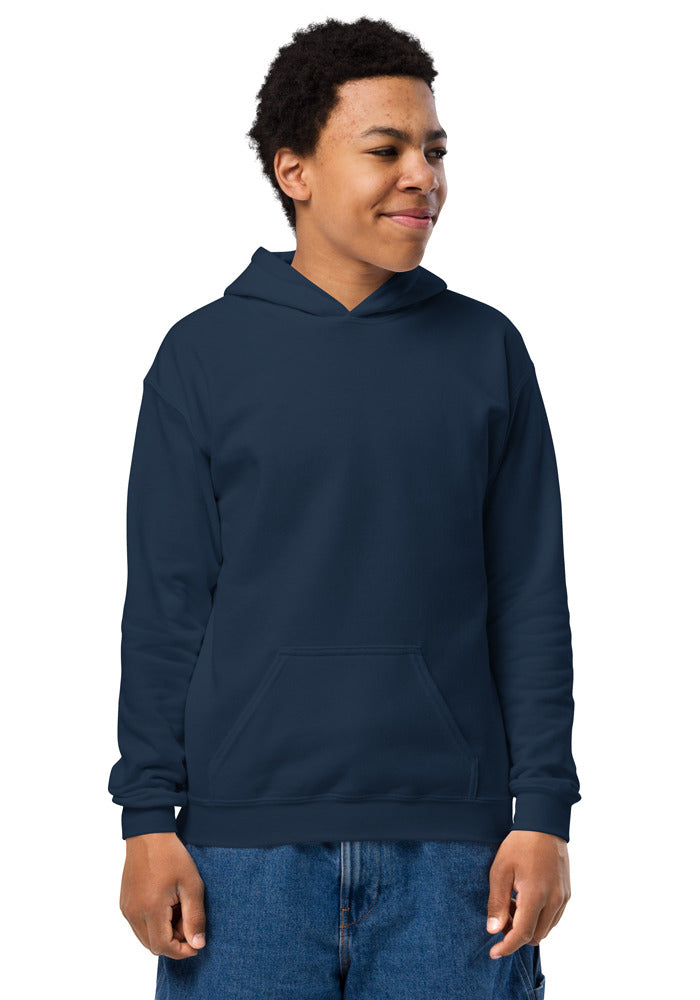 Youth Heavy Blend Hoodie — Gildan 18500B — Navy / XL