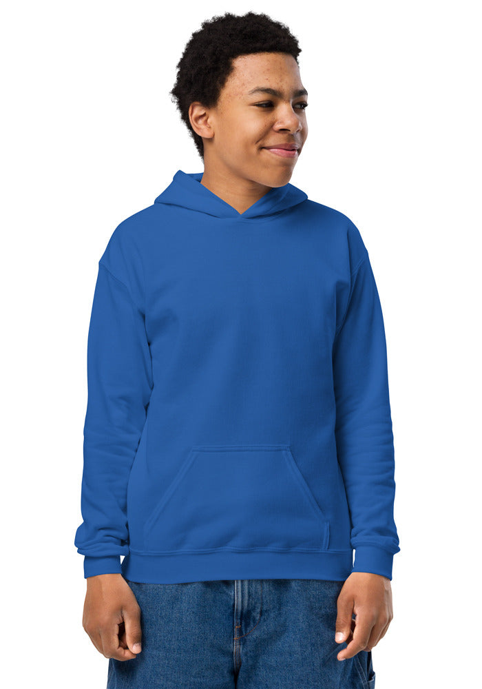 Youth Heavy Blend Hoodie — Gildan 18500B — Royal / M