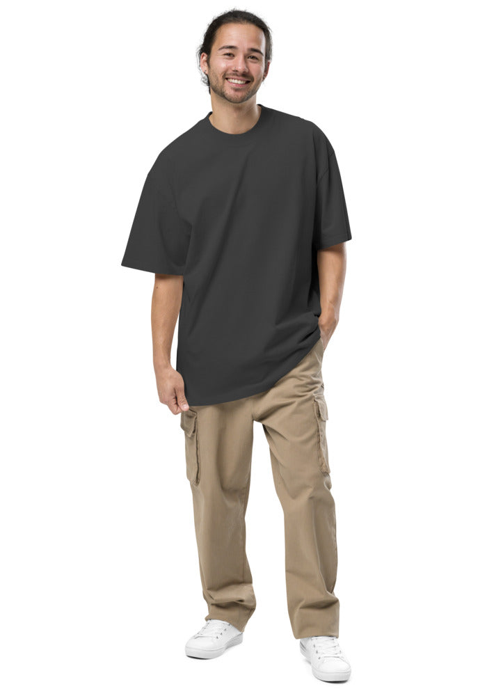 Men's Oversized Faded T-Shirt — AS Colour 5082 — Faded Black