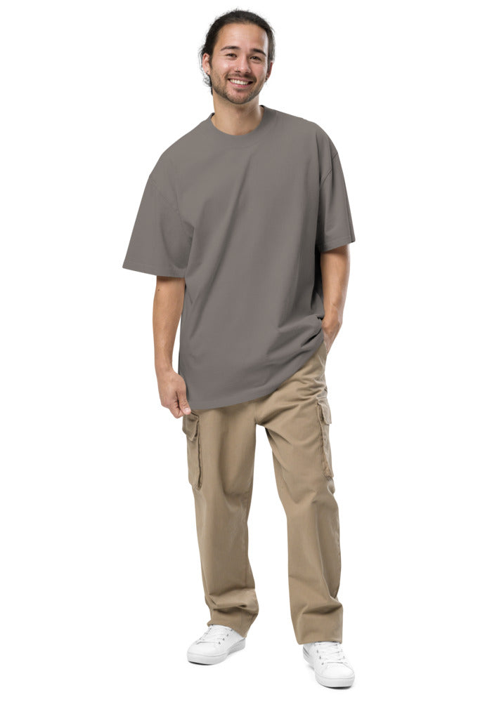 Men's Oversized Faded T-Shirt — AS Colour 5082 — Faded Grey