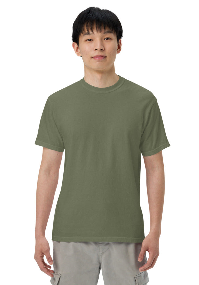 Unisex Garment-Dyed Heavyweight T-Shirt — Comfort Colors 1717 — Moss