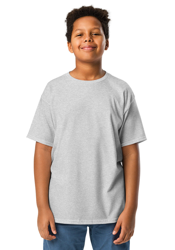 Youth Classic Tee — Gildan 5000B — Sport Grey / M