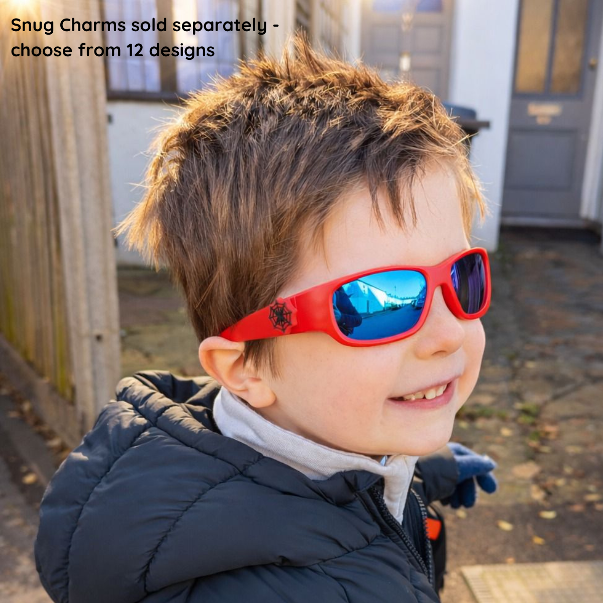 Red Kids Sunglasses | REVO Lens | Classic Fit |3-5 Years