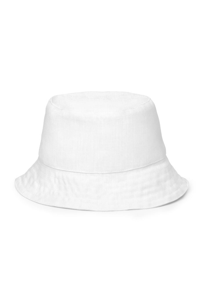 All-Over Print Reversible Bucket Hat — White / XS
