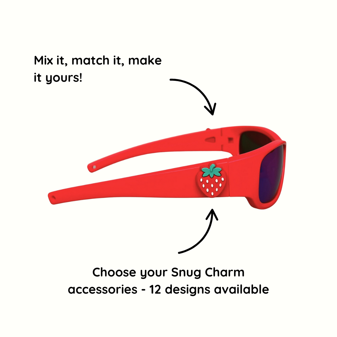 Red Kids Sunglasses | REVO Lens | Classic Fit |3-5 Years