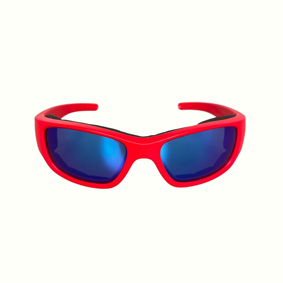 Red Kids Sunglasses | REVO Lens | Snug Fit | 6-12 Years