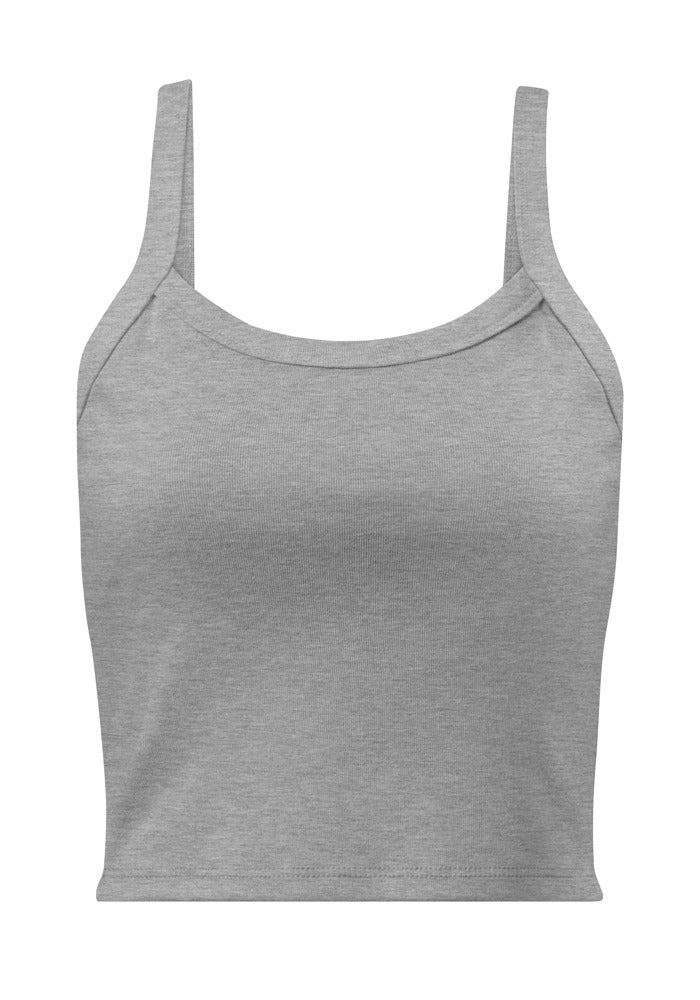 Women's Micro-Rib Tank Top — Bella Canvas 1012 — Athletic Heather / 2XL