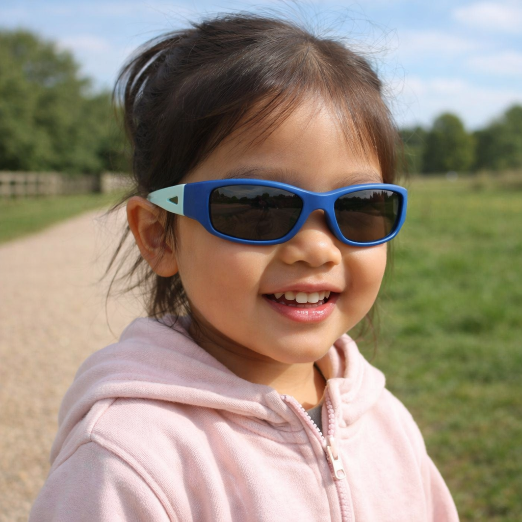 Ocean Blue Toddler Sunglasses | Signature Lens | Snug Fit | 1-2 Years