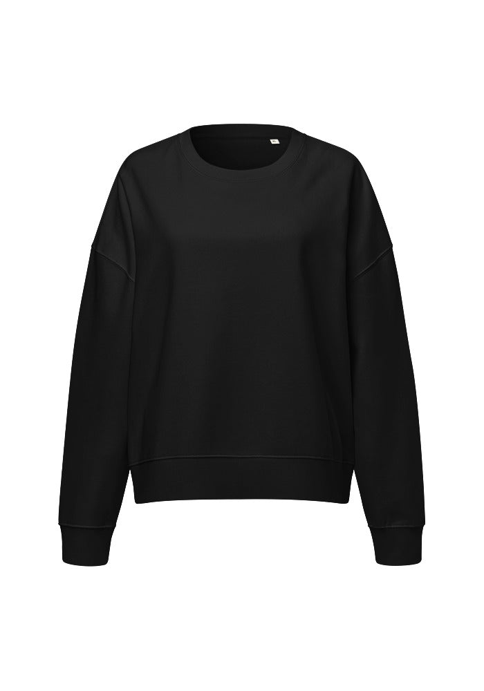 Women's Organic Crew Neck Stella Alma Sweatshirt — Stanley/Stella SASW036 — Black / XL