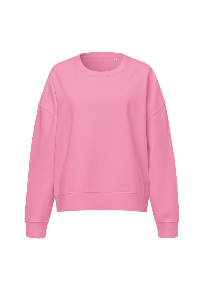 Women's Organic Crew Neck Stella Alma Sweatshirt — Stanley/Stella SASW036 — Bubble Pink / M