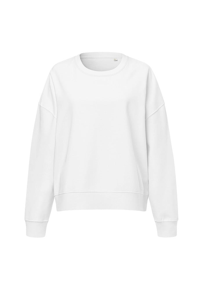Women's Organic Crew Neck Stella Alma Sweatshirt — Stanley/Stella SASW036 — White / S